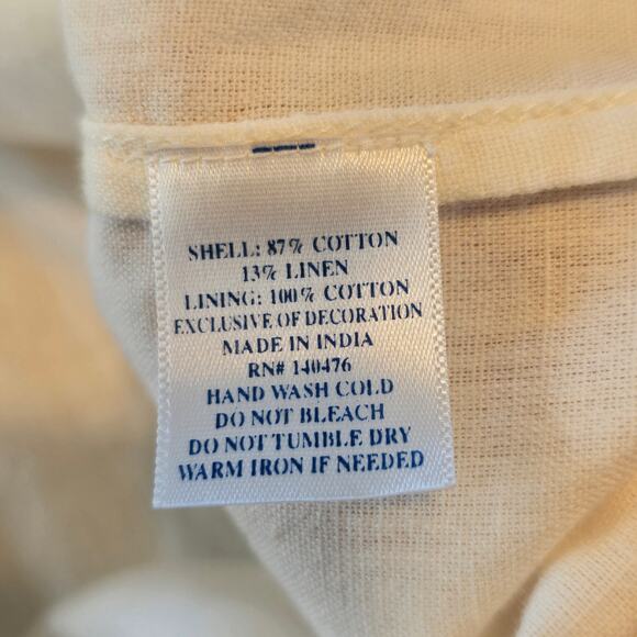 Faherty Tula Blouse Women's S White Multi Embroidered Boho Western Cowgirl READ - Picture 6 of 10